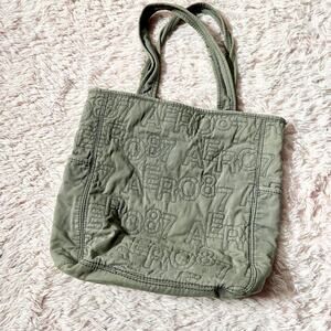 Aeropostale Vintage Y2K Quilted Preppy Grunge Indie Skater School Tote Bag Purse